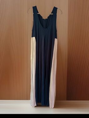 Gottex Studio Blue/Green LG Sleeveles Maxi L Resortwear Vaca Cruise Travel Beach